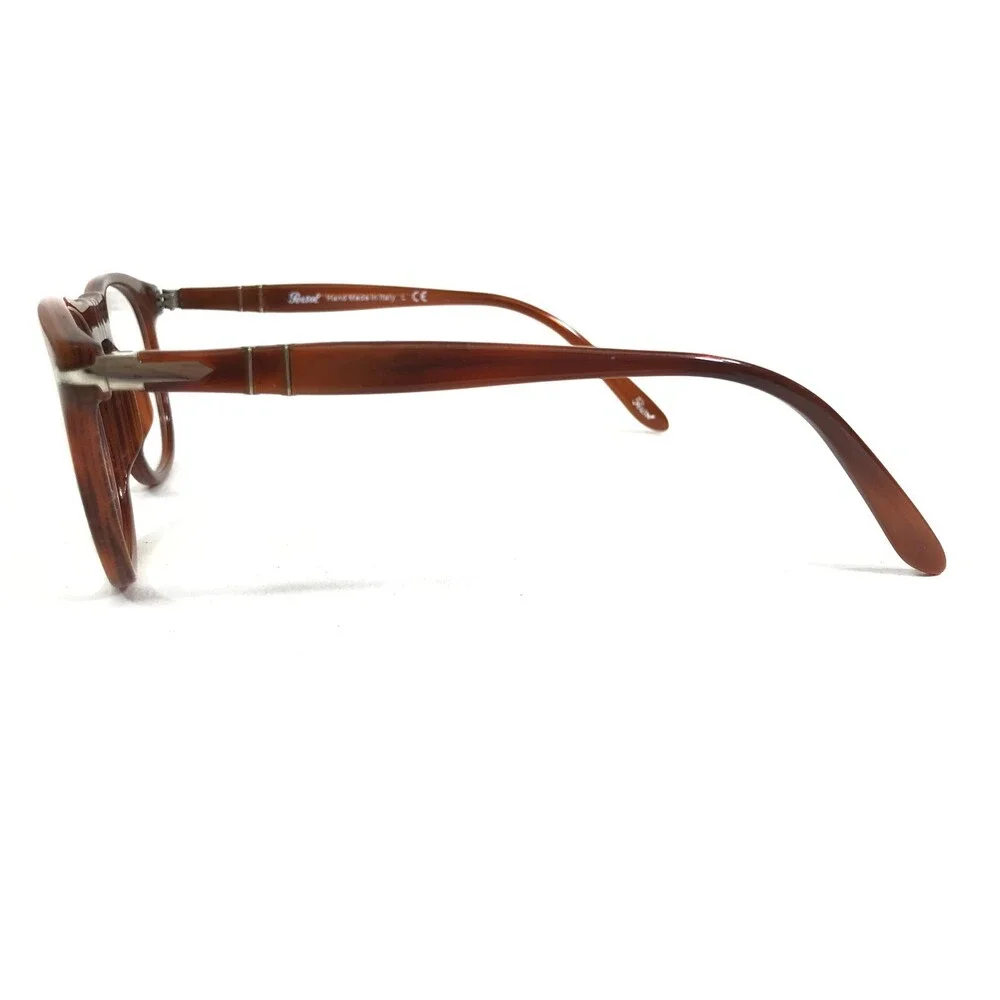 Persol Eyeglasses Frames 2996-V 957 Brown Square Full Rim 52-19-140